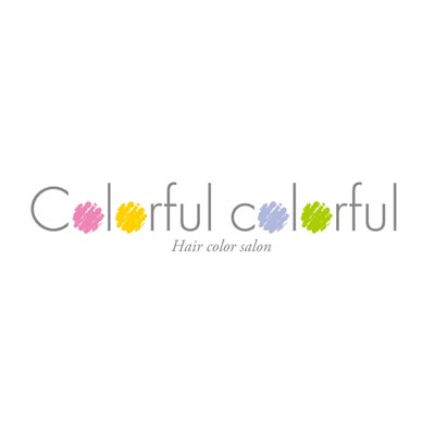 カラー施術専門の美容院 ヘアサロン のロゴ ロゴjpコンクール